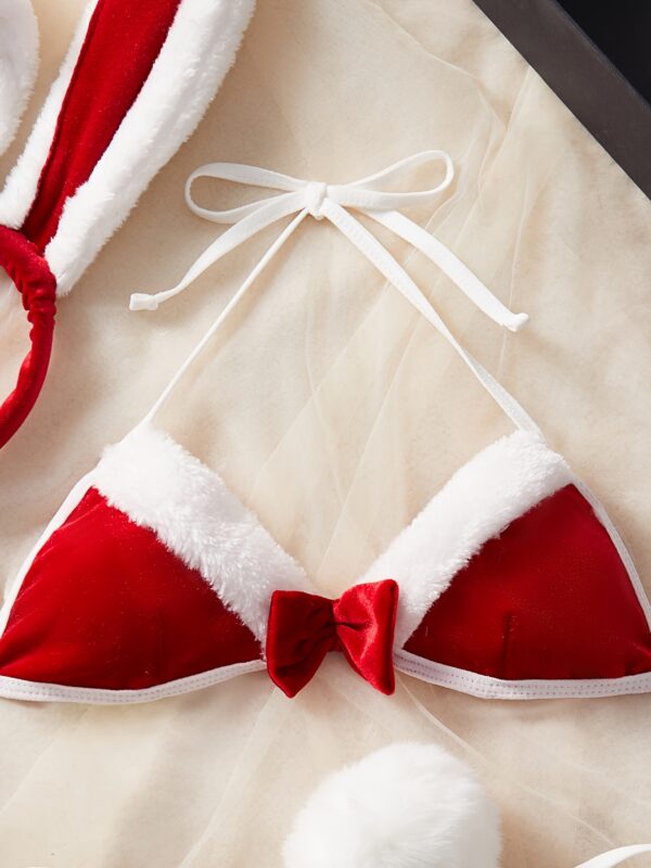 Sexy Lingerie Set with Bra, Panties & Hair Tie - Image 6