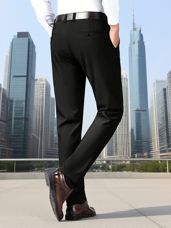 Autumn-Winter New Men's Business Casual Pants: Classic Stretch Thickened Fabric Fashionable Versatile Dress Trousers - Image 8