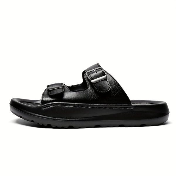 FSHOU Fashion Men's Shoes, Slippers, Indoor Sandals, Summer Sandals, Half-Slides, Beach Sandals - Image 2