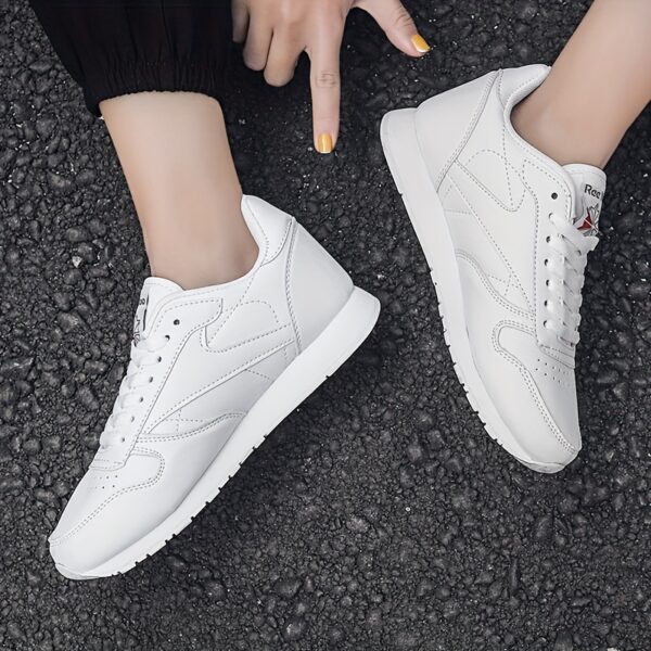 Men'S Lightweight Casual Sneakers - Breathable Synthetic & EVA Sole, Low-Top Lace-Up Design for All-Season Comfort, Versatile for Daily Wear & Sports, Everyday Comfort Shoes, Modern Sneakers, Fabric Lined Interior - Image 4
