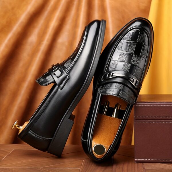 Classic Stylish Men'S Faux Shoes That Are Mature, Stable, Elegant, And Embody a Light Luxury Gentleman'S Flair, Suitable for Balls, Evening Parties, Celebrations, Weddings, Formal Occasions, And Business Casual Wear. - Image 3