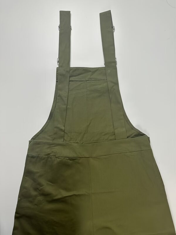 Women'S Casual Green Overalls with Multiple Pockets - Strappy Back, High-Waisted Jumpsuit for Spring/Summer/Fall, Versatile & Stylish, Versatile Clothing | Playful Design | Polyester Fabri - Image 5