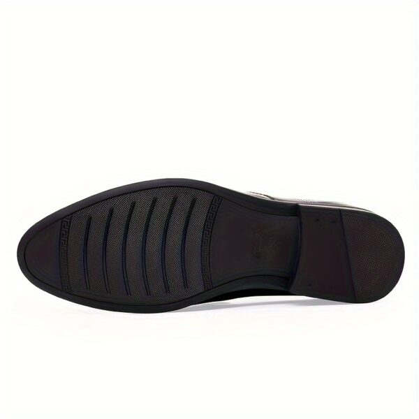 WECKER Men's Classic Car Slip-On Shoes - Breathable Business Casual Formal Shoes with Non-Slip Rubber Sole, Low-Top Design for Year-Round Wear, Perfect for Parties and Vacations, Dressy Shoes - Image 9
