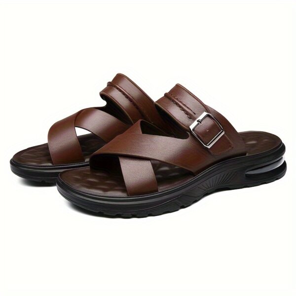 Men's Street Fashion Air Cushion Soft Bottom Anti-slip Vacation Leisure Slippers - Image 10