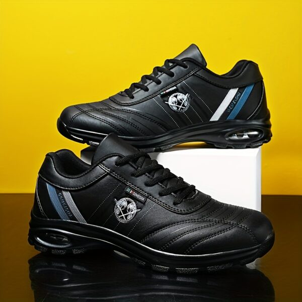 Trendy Men's Air Cushion Sneakers, Shock Absorption Non Slip For Outdoor Jogging Workout Traveling, All Seasons Comfy - Image 4