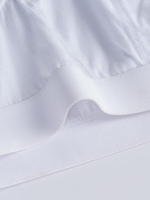 5pcs 100% Pure Cotton Briefs, Comfortable & Breathable - Moisture-Wicking High-Quality Men'S Underwear, Solid Color, Everyday Casual Wear - Image 6