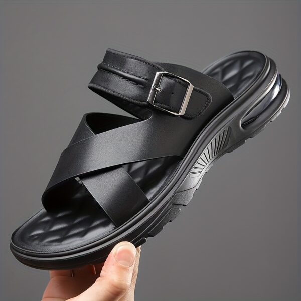 Men's Street Fashion Air Cushion Soft Bottom Anti-slip Vacation Leisure Slippers - Image 3