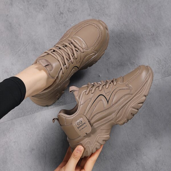 Women's High Quality Casual Running Shoes - Breathable Microfiber Cover Low-Top Sneakers with EVA Cushioned Sole, Lace-Up Design for All-Season Walking & Light Jogging - Image 9