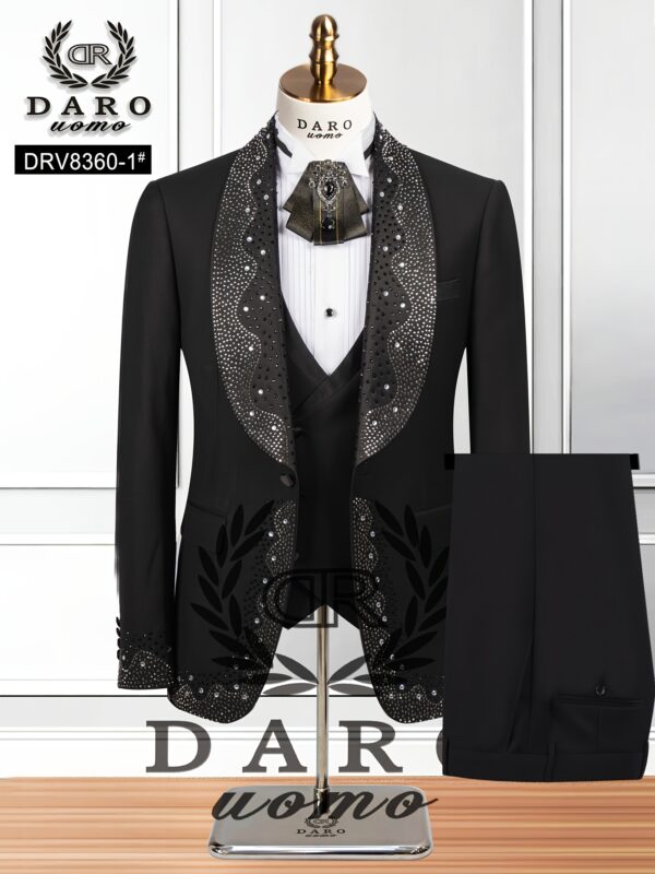 Men's Casual Suit Three-Piece Set - Image 3
