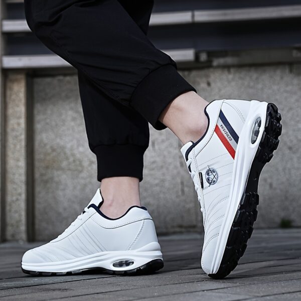 Trendy Men's Air Cushion Sneakers, Shock Absorption Non Slip For Outdoor Jogging Workout Traveling, All Seasons Comfy - Image 9