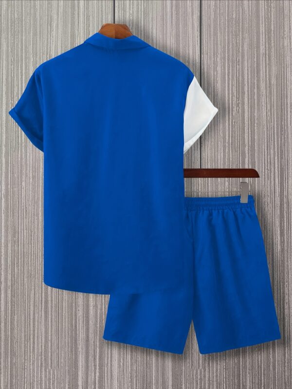 Men'S Summer Print Short Sleeve Shirt and Shorts Set 2pcs, Perfect for Outdoor - Image 10
