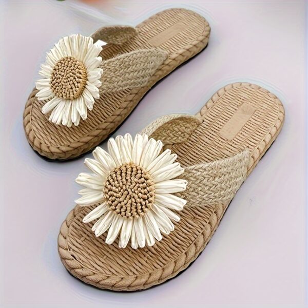 Little Daisy Ladies Slipper with Flat Bottom, Outdoor Beach Slippers, Lightweight and Quick Drying EVA Anti-slip - Image 3