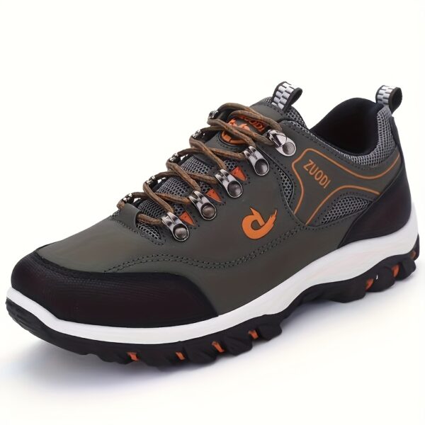 Men's Hiking Sneakers - Breathable, Non-Slip, Lace-Up Casual Sneakers for All Seasons | Sturdy Outdoor Running & Walking Footwear with Comfort Fit. - Image 7