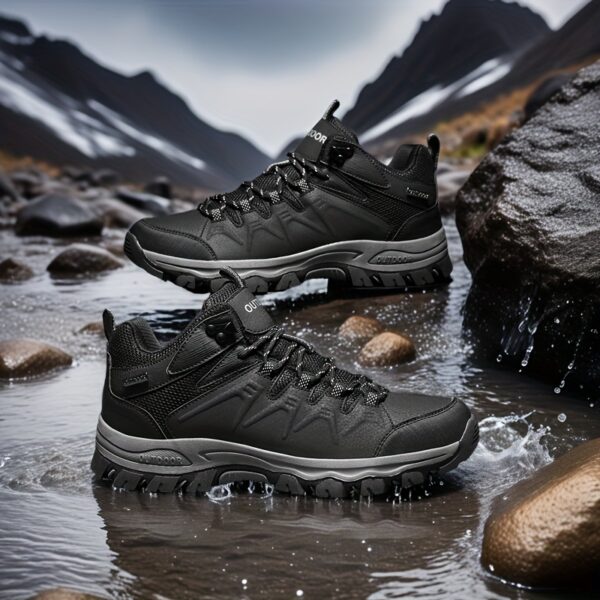 Men'S Outdoor Sports Hiking Shoes, Trekking Shoes, Stylish Versatile Sneakers, Retro Trendy Shoes, Popular Men'S Footwear, Breathable Trail Running Shoes, Lightweight Comfortable Trail Running Shoes, Climbing Shoes, Mountaineering Boots. - Image 3