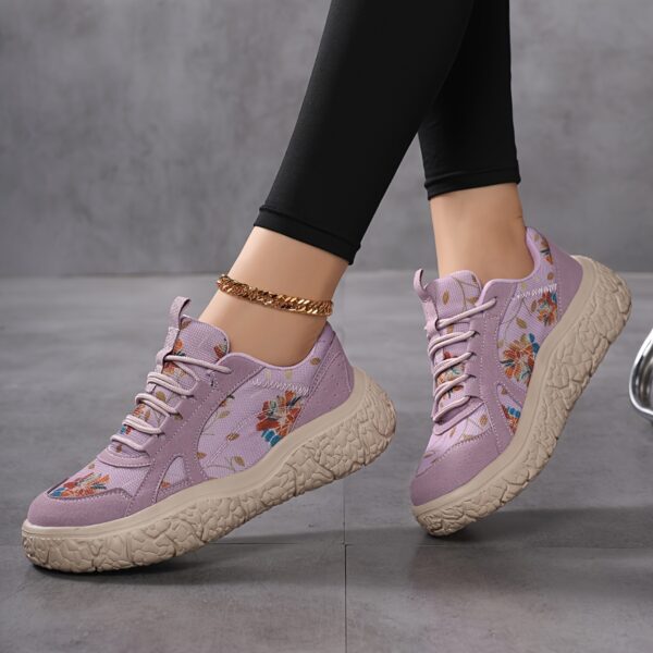 35-42 Spring New Women's Shoes Sports Casual Travel Sneakers Lightweight Anti-Slip Running Shoes Thick Sole - Image 4