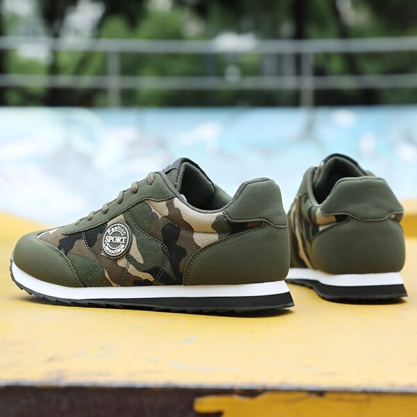 Men'S & Women'S Low-Top Camouflage Casual Sports Shoes - Breathable, Lightweight, Durable All-Season Running Shoes with Lace-Up Closure, Ideal for Outdoor Activities and Casual Attire, Casual Sports Shoes | Laceup Sneakers | Durable Rubber Sol - Image 5