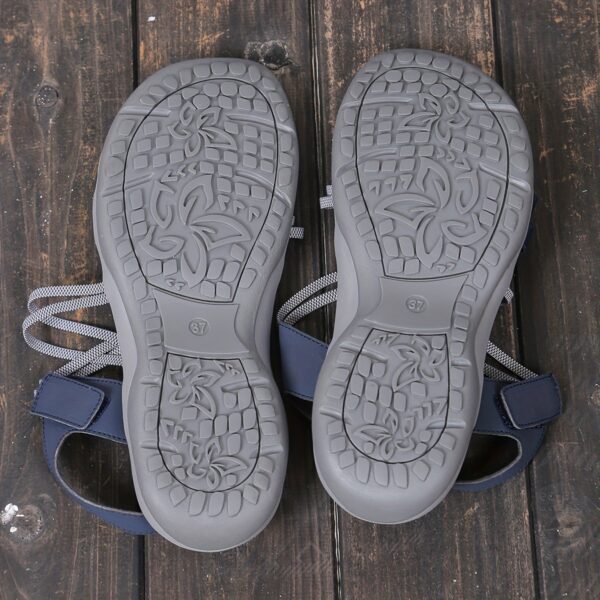 Women's Lightweight Anti-Slip Sandals - Comfortable Casual Sports Shoes with Upper & TPR Sole, Breathable Open-Toe Design for Summer, Beach, Walking, and Casual Attire, Strappy Sandals - Image 7