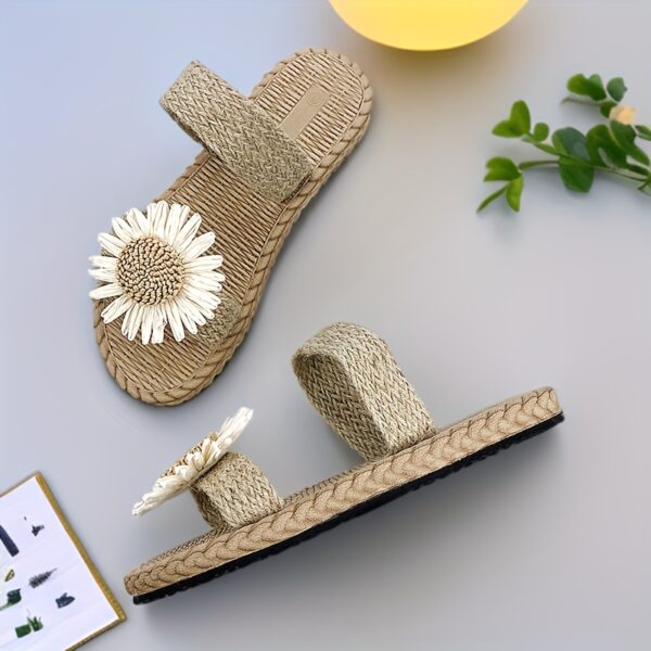 Little Daisy Ladies Slipper with Flat Bottom, Outdoor Beach Slippers, Lightweight and Quick Drying EVA Anti-slip - Image 10