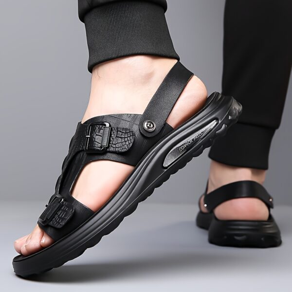 Men'S Summer Fashion Sandals with Thick Sole, Non-Slip Comfortable Beach Sports Slippers - Image 10
