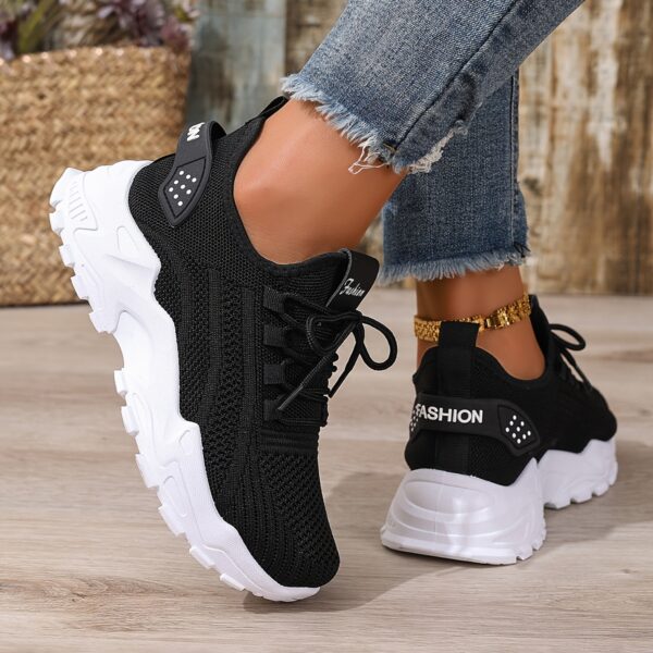 ZOSIVC Cheap womens shoes, Sneakers for women,Slip on shoes for women,White shoes for women, Black shoes for Women Comfortable. Casual Shoes for Beach, Vacation, Camping and Casual Attire, Summer Shoes | Casual Style | Mesh Upper, Ladies Sneakers,That. - Image 6