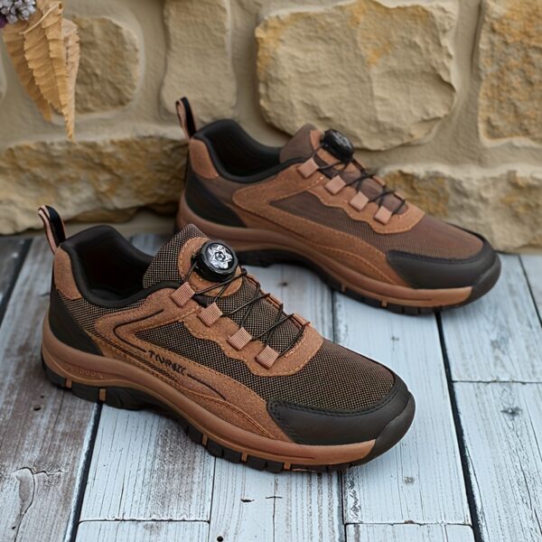 Men'S Fashion Sneakers, 2025 New Casual Shoes, Simple and Elegant Design, Low Top, Round Toe, Solid Color, Fabric Upper, EVA Insole, TPR Sole, Fabric Inner, for Outdoor, Daily & Casual Wear - Image 3