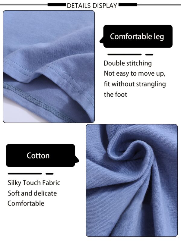 JEANSWEST 5-Pack Men'S Cotton Boxer Briefs - Breathable, Comfortable Underwear with Medium Stretch, Classic Solid Color Design for Casual Wear, Comfortable Underwear, Stylish Underwear, Soft Texture - Image 4