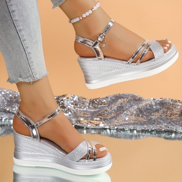 Women's Wedge Heel Sandals - Image 22