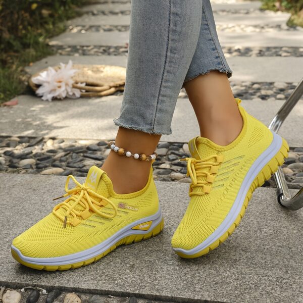 New Stylish And Colorful Fishnet Casual Sports Shoes - Image 31