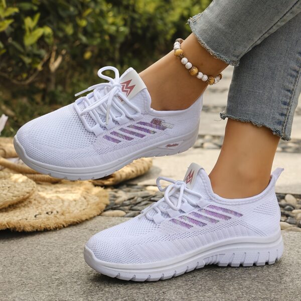 New Stylish And Colorful Fishnet Casual Sports Shoes - Image 10