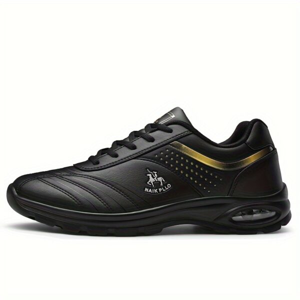 Men'S Casual Sports Sneakers - Low Top Solid Color Running Shoes with Lace Closure, Fabric Insole, Synthetic Upper, Rubber Sole - Comfortable All-Season Athletic Footwear for Daily and Leisure Activities - Image 7