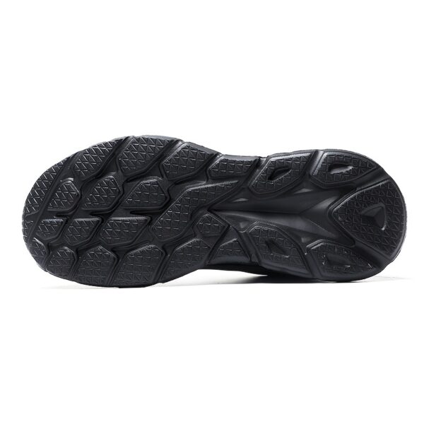 Black Sneakers for Spring and Autumn - Versatile for Running, Travel & Work | Casual Lace-Up Shoes with Comfortable EVA Sole | Sizes 7-13 - Image 10