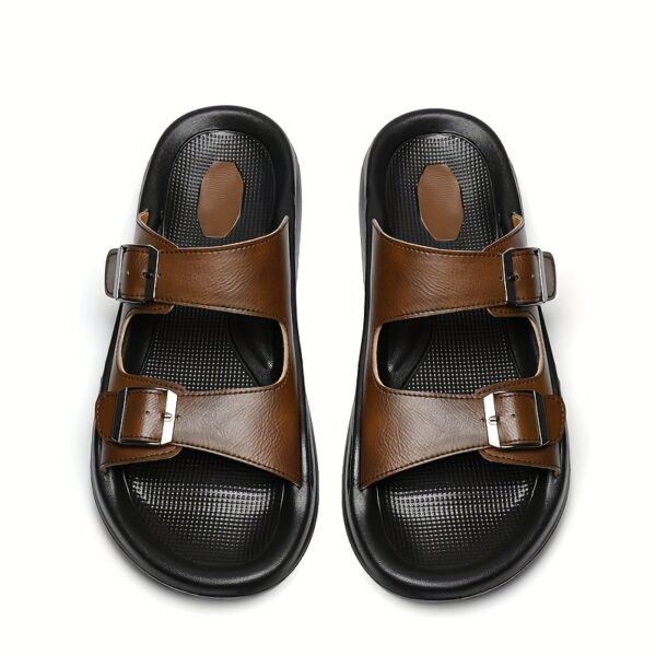 FSHOU Fashion Men's Shoes, Slippers, Indoor Sandals, Summer Sandals, Half-Slides, Beach Sandals - Image 7