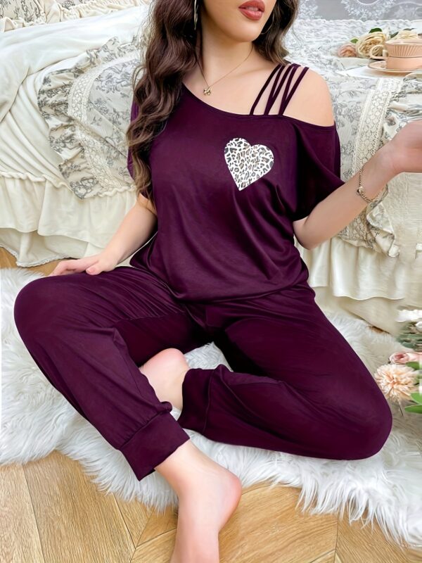 Women's Irregular Top and Pants Set - Image 8