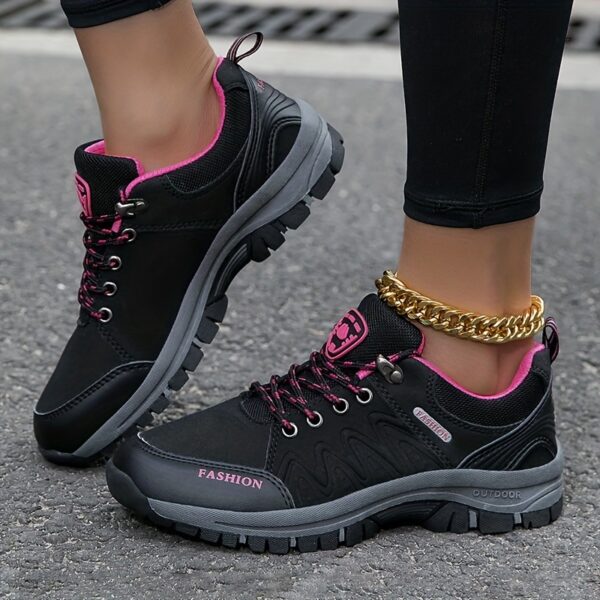Women's Hiking Outdoor Shoes, Wear-resistant Trekking Walking Hunting Sneakers, Waterproof Mountain Climbing Non-slip Comfortable Sports Shoes - Image 7