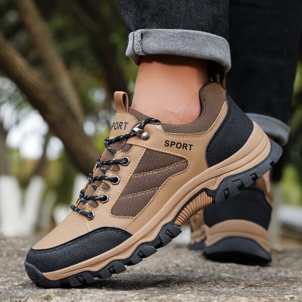 Unisex Casual Sneakers - Non-Slip Traction, Breathable Mesh & Synthetic Upper, Durable Rubber Sole for Outdoor Hiking, Running, Travel - All-Season Comfort, Hiking Shoes, Hiking Footwear, Modern Hiking Boots, Secure Laceup Closure - Image 6