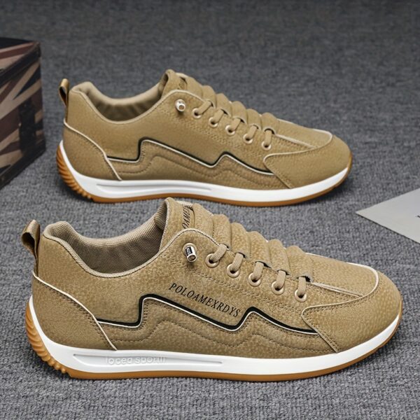 Men'S New Style Trendy Men'S Shoes Breathable Non-Slip Casual Fashion Shoes Lightweight Soft Sole Running Travel Non-Slip Sports Height-Increasing Daddy Trendy Shoes All-Match Sports Shoes - Image 3