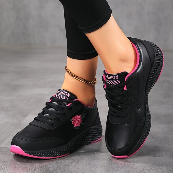 2024 New Model Solid Color Lightweight Sports Shoes for Women, Suitable for Outdoor Hiking And Road Running. - Image 10