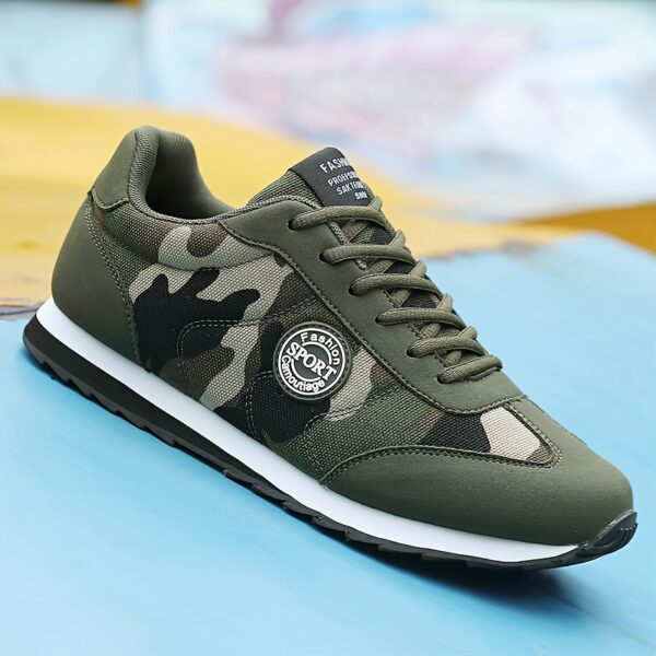 Men'S & Women'S Low-Top Camouflage Casual Sports Shoes - Breathable, Lightweight, Durable All-Season Running Shoes with Lace-Up Closure, Ideal for Outdoor Activities and Casual Attire, Casual Sports Shoes | Laceup Sneakers | Durable Rubber Sol - Image 10