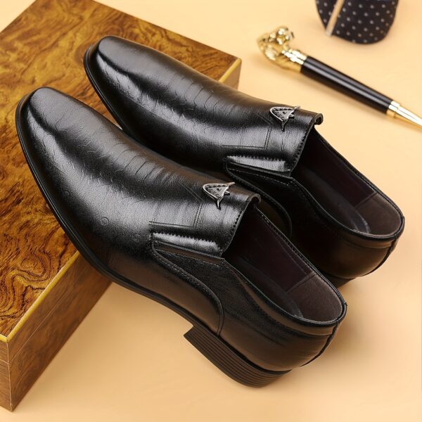 MIOEERT Men'S Genuine Oxford Shoes - Classic Brown Wingtip Design, Soft & Durable, Perfect for Business, Weddings, and Casual Wear, Wedding Shoes | Wingtip Oxford Shoes | Genuine Shoes - Image 3
