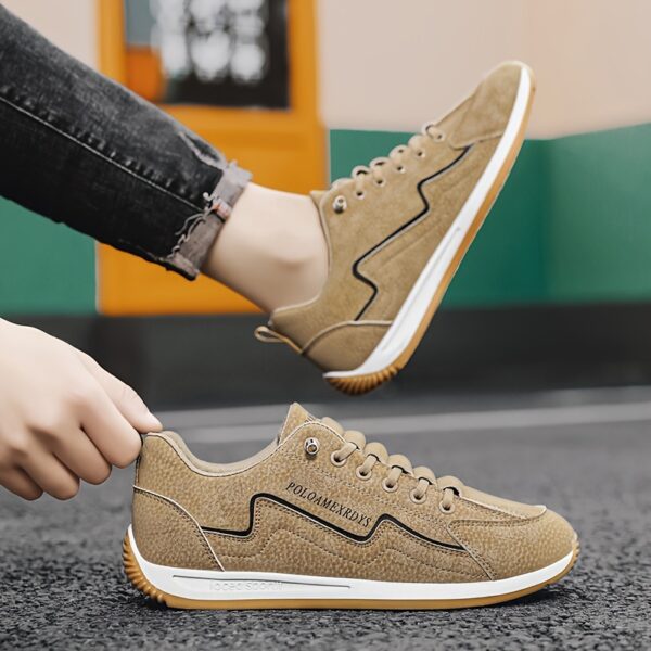 Men'S New Style Trendy Men'S Shoes Breathable Non-Slip Casual Fashion Shoes Lightweight Soft Sole Running Travel Non-Slip Sports Height-Increasing Daddy Trendy Shoes All-Match Sports Shoes - Image 2