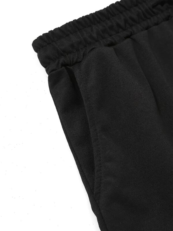 5pcs Men'S Casual Loose Fit Shorts - Black, Beige, Navy, Green, Gray with Elastic Waistband and Drawstring, Lightweight Sporty Running Shorts with Pockets, Athletic Wear|Casual Style|Elastic Waistband - Image 4