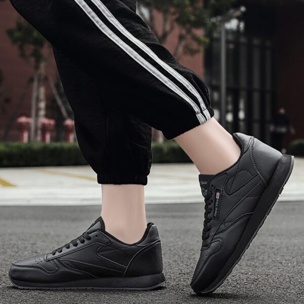 Men'S Lightweight Casual Sneakers - Breathable Synthetic & EVA Sole, Low-Top Lace-Up Design for All-Season Comfort, Versatile for Daily Wear & Sports, Everyday Comfort Shoes, Modern Sneakers, Fabric Lined Interior - Image 5