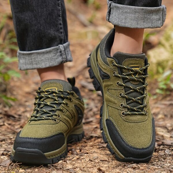 Men's Casual Outdoor Sneakers - Breathable, Non-Slip, Lace-Up Shoes for Hiking & Casual Attire, All Seasons - Image 2