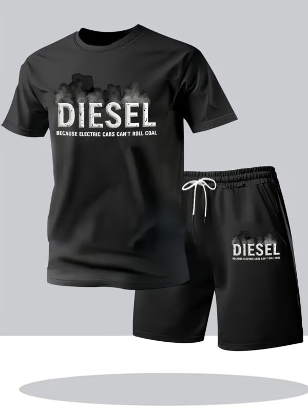 Men'S New Daily Comfortable Two-Piece Set, Including Short-Sleeved Shirt And Shorts, Perfect Choice - Image 8