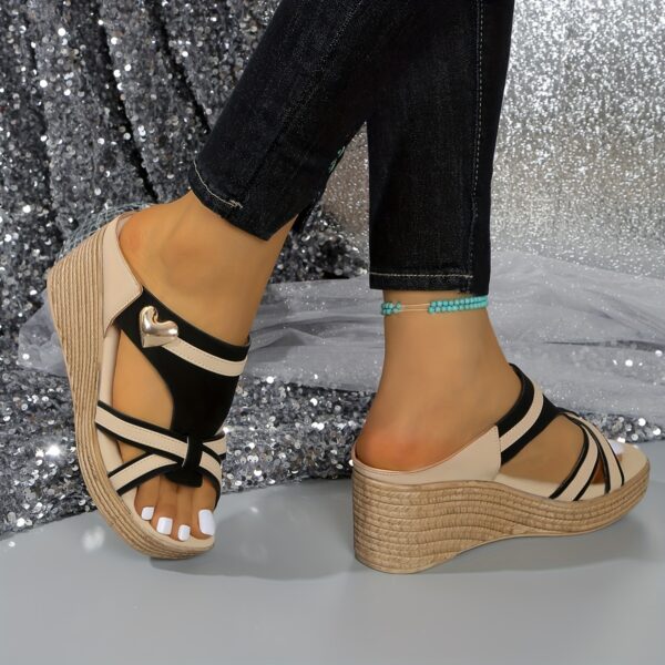 The Same Slope with Black Heart Slippers. - Image 6