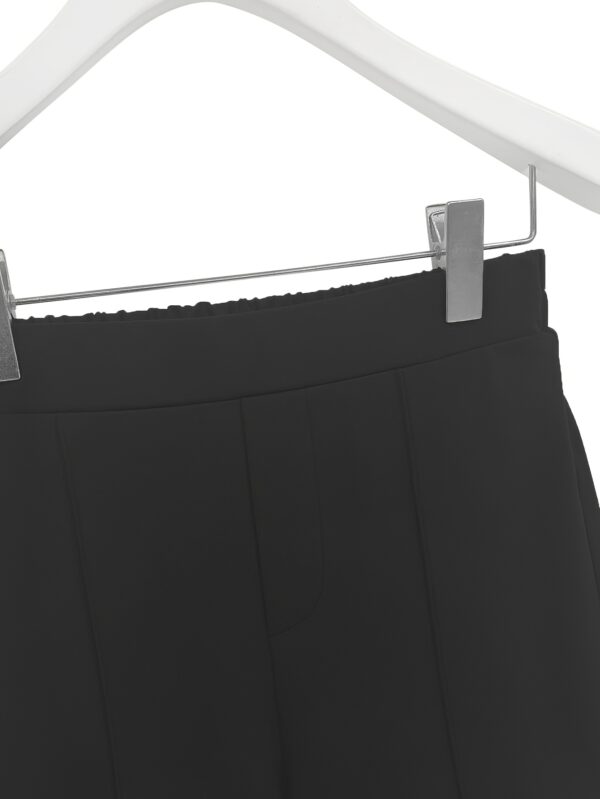 Women'S Casual Pants for Spring And Summer, Stylish And Slim-Fit, Featuring Buttoned Flared Long Trousers in Black. - Image 15