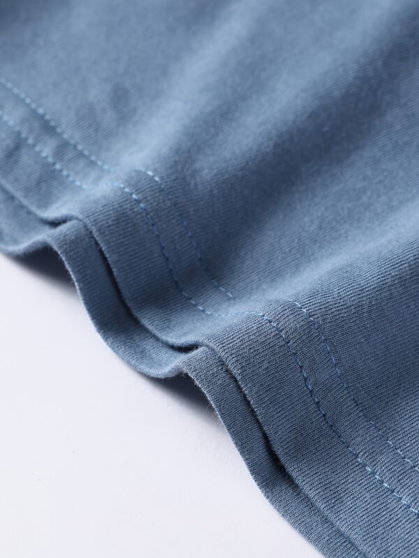 5-Pack Men'S Cotton Tank Tops, Breathable Crew Neck Vests, Casual Solid Color All-Season Knit Fabric Tops, Medium Stretch Regular Fit Undershirts - 100% Cotton, 160g/m² - Image 10