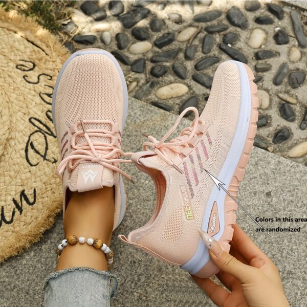 New Stylish And Colorful Fishnet Casual Sports Shoes - Image 21