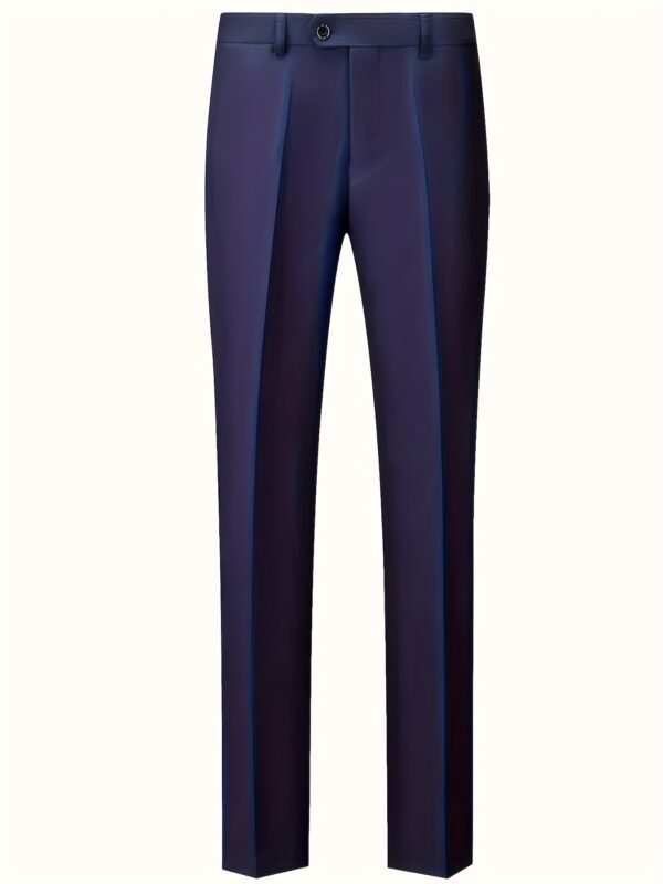 Men'S 3pcs Suit Set with Jacket, Trousers and Vest for Wedding, Party, or Formal Occasions Groom Groomsmen - Image 5