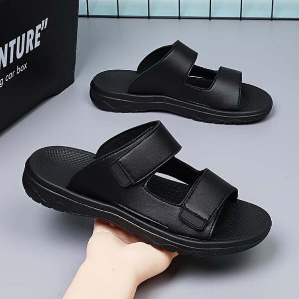 Men'S New Couple Classic Retro Premium Large Size Sports Shoes with PU Sole and Upper for Home Leisure Outdoor Vacation Beach Garden Comfortable Versatile Fashion Slippers - Image 4